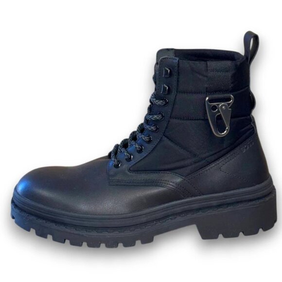 BOSS Nebular Men's Black Leather Hiking Boots US 11 (UK 10 EU 44) MSRP $315 - Picture 2 of 4